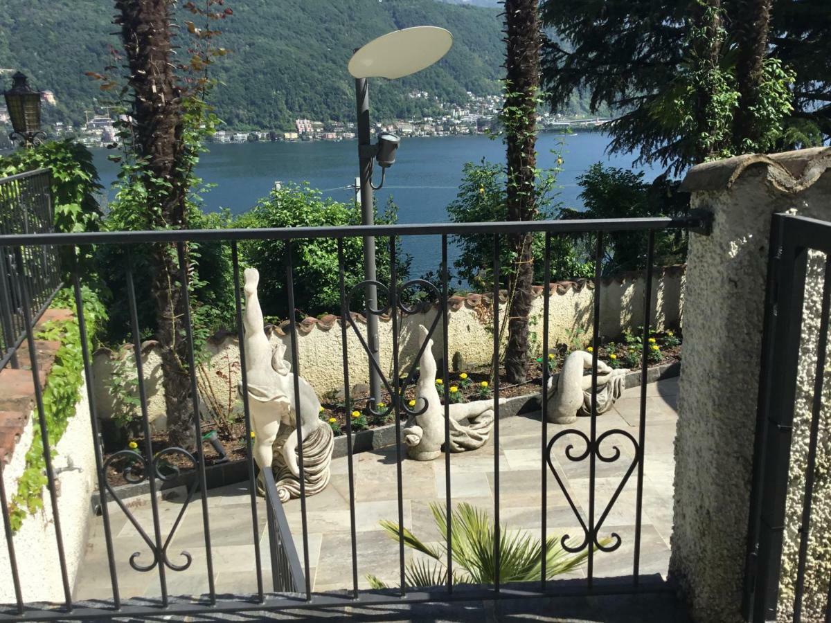Mon Amour Appartamento In Villa Vista Lago A Lugano-Melide Buitenkant foto
